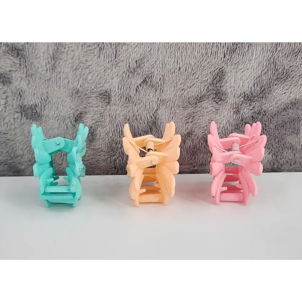 *NEW* 3 pc Daisy Flower Claw Clip Set - Hair Accessories pink/peach/sea blue